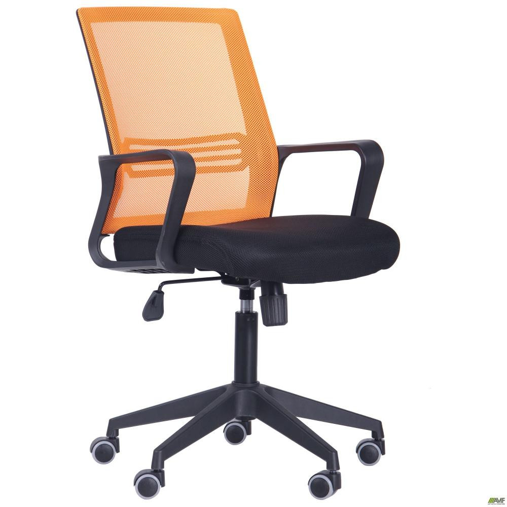 Art Metal Furniture Джун сиденье Сетка черная/спинка Сетка оранжевая (377023) - зображення 1