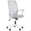 Art Metal Furniture Nickel White сиденье Нест-19 св.серая/спинка Сетка SL-01 св.серая (377226) - зображення 1