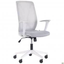 Art Metal Furniture Nickel White сиденье Нест-19 св.серая/спинка Сетка SL-01 св.серая (377226)