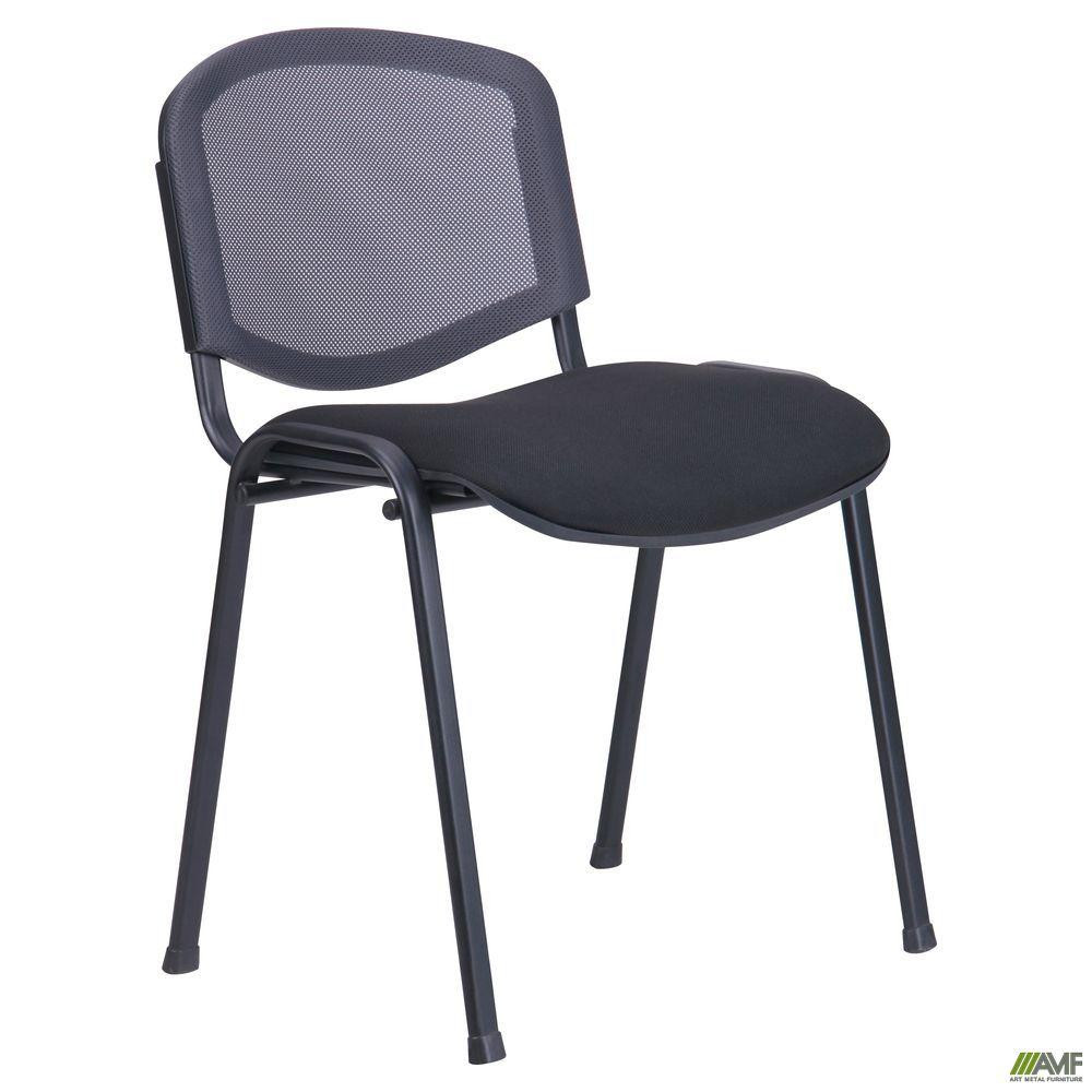 Art Metal Furniture Изо Веб черный сиденье А-1/спинка Сетка серая (016107) - зображення 1