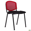 Art Metal Furniture Призма Веб черный сиденье Сетка черная/спинка Сетка красная (015072) - зображення 1