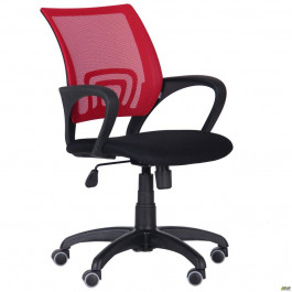 Art Metal Furniture Веб сиденье Сетка черная/спинка Сетка красная (117025)