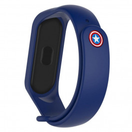   ArmorStandart Ремешок  Superhero Edition для Xiaomi Mi Band 5 Captain America Blue (ARM57108)