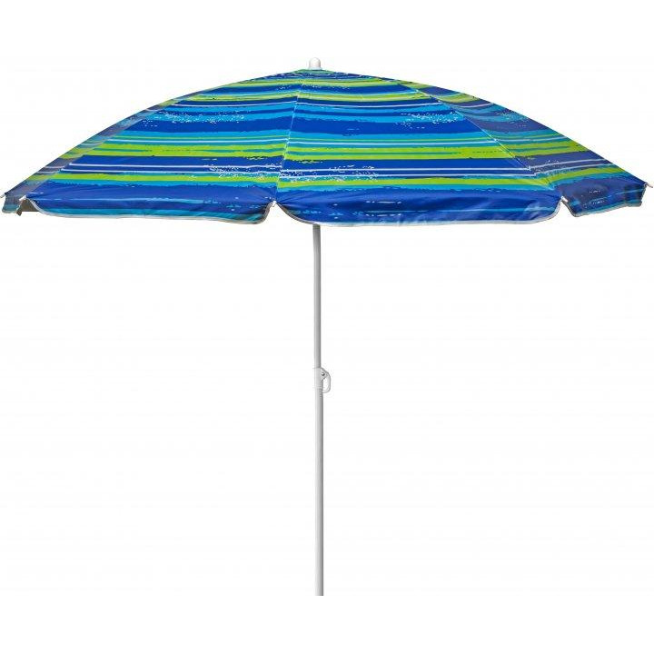 Time Eco Зонт пляжный с наклоном TE-018 1,8м полосатый (4820211100896STRIPE) - зображення 1