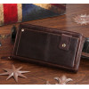 Vintage Оригинальный мужской кошелек - клатч коричневого цвета  (14193) - зображення 5