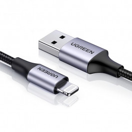 UGREEN US199 USB-A to Lightning MFi 1m Black (60156)