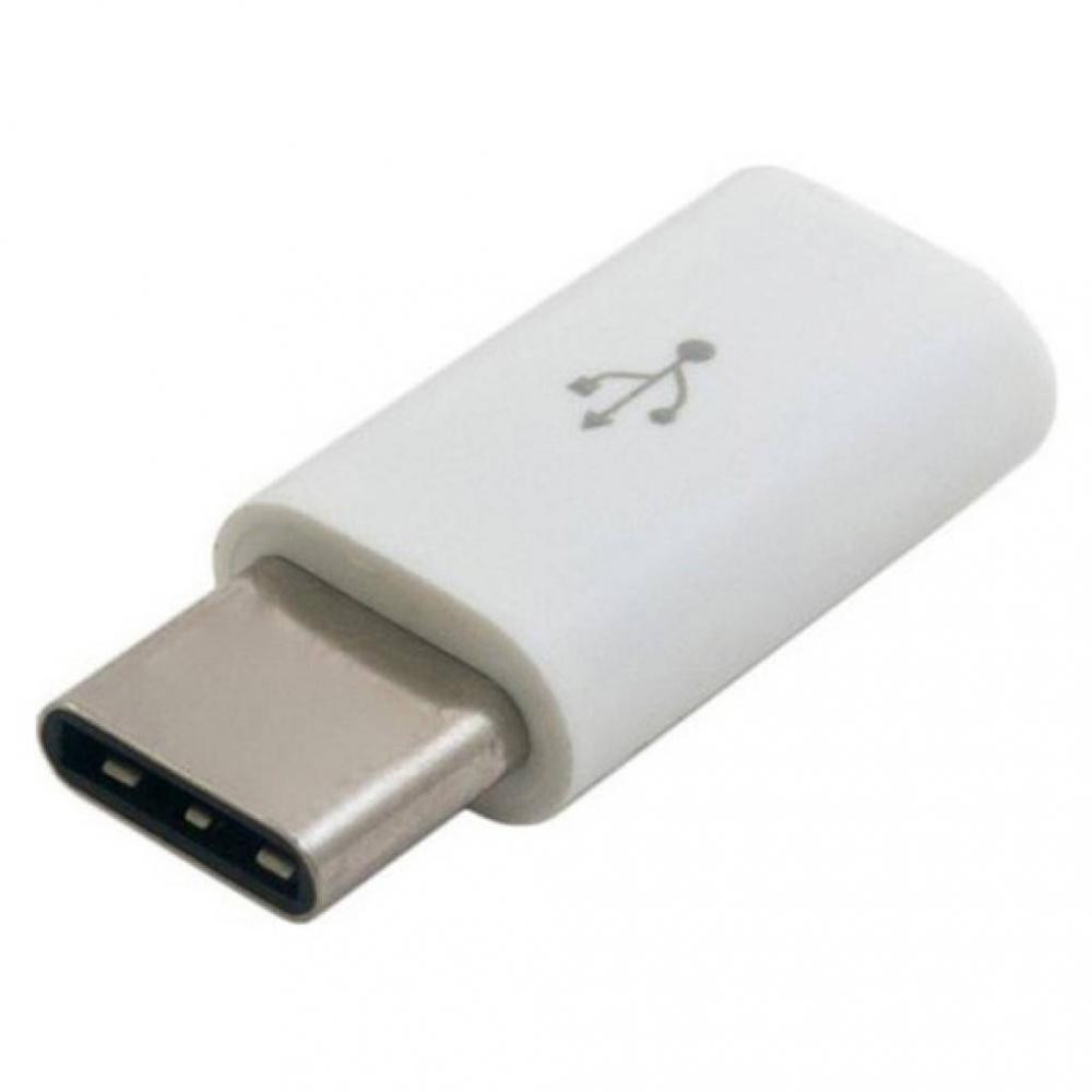 Lapara USB CM/Micro-BF White (LA-TYPE-C-MICROUSB-ADAPTOR WHITE) - зображення 1