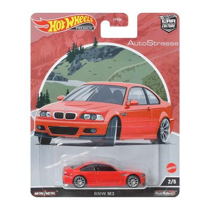 Hot Wheels BMW M3 (E46) Car Culture AutoStrasse 1:64 HCK19 Red - зображення 1