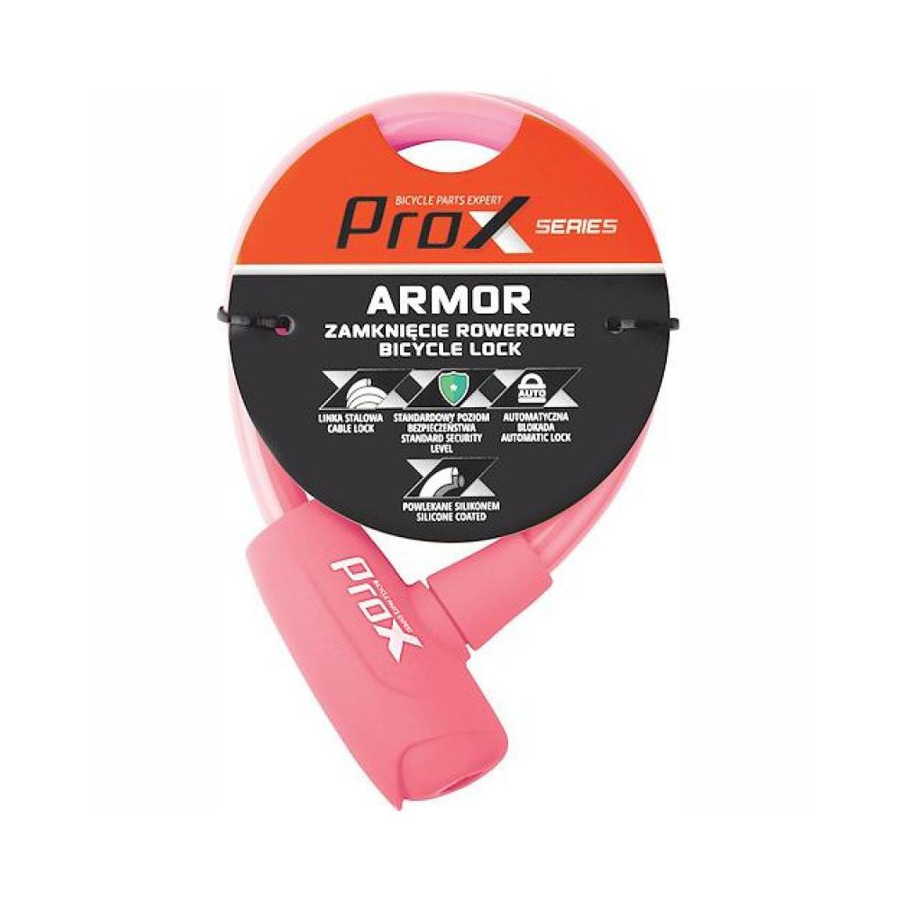 ProX Замок  Armor під ключ 12х600 мм, Рожевий - зображення 1