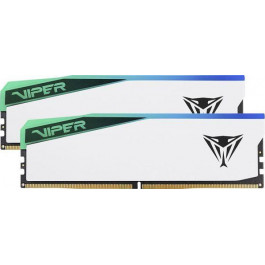 PATRIOT 32 GB (2x16GB) DDR5 6600 MHz Viper Elite 5 RGB (PVER532G66C36KW)