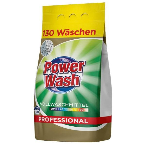 Power Wash Пральний порошок Professional Vollwaschmittel 7.8 кг (4260145997351) - зображення 1