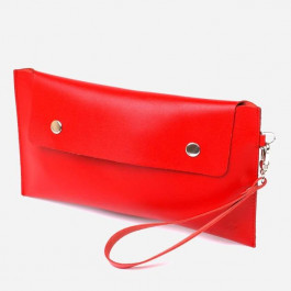 SHVIGEL Женский клатч кожаный  leather-16421 Красный