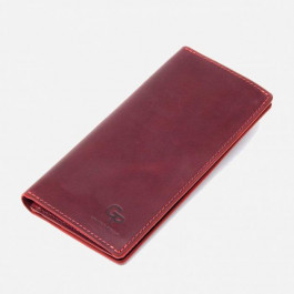 Grande Pelle Женский кошелек кожаный  leather-11468 Бордовый