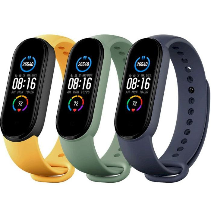 Xiaomi Ремінець для Mi Smart Band 5 yellow - зображення 1