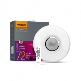 VIDEX Смарт LED светильник 72W разноцветный круглый с пультом  RING 2800-6200K белый VL-CLS1859-72RGB