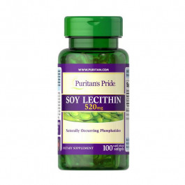   Puritan's Pride Соевый лецитин Puritan's Pride Soy Lecithin 520 mg 100 капсул