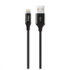 TTEC 2DK16 AlumiCable USB 2.0 to Lightning 1.2m  Black (2DK16S) - зображення 1