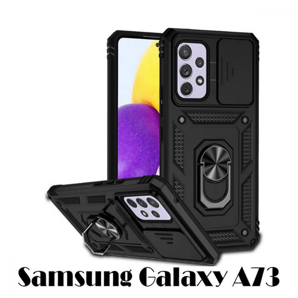 BeCover Панель Military  для Samsung Galaxy A73 SM-A736 Black (707381) - зображення 1