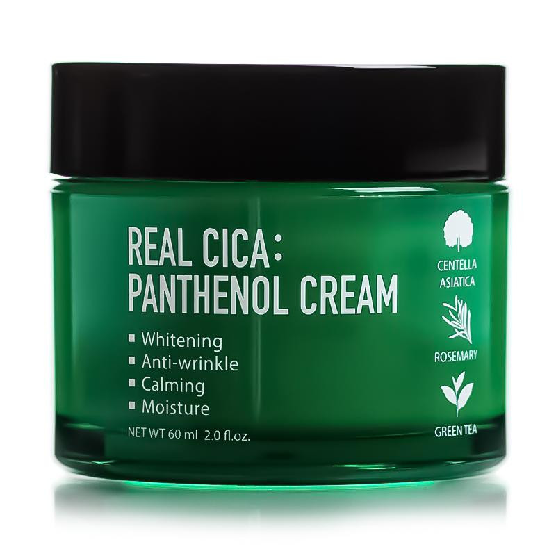 Fortheskin Крем для обличчя  Real Cica Panthenol Cream Заспокійливий 60 мл (8809598150638) - зображення 1