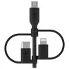 Belkin Boost Charge Universal USB to USB-C/Lightning/Micro USB 1m Black (CAC001bt1MBK) - зображення 3