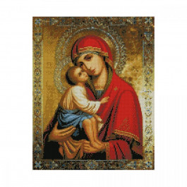 STRATEG Алмазная мозаика  «Донская икона Божей Матери», 40х50 см FA10375