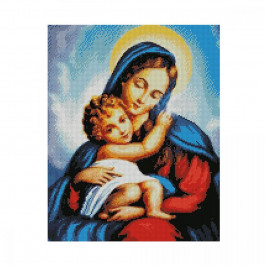 STRATEG Алмазная мозаика  «Божья матерь», 40х50 см FA11142