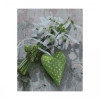 STRATEG Алмазная мозаика  «Зеленое сердце», 40х50 см FA40801 - зображення 1