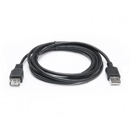 REAL-EL USB 2.0 AM/AF 2.0m Pro black (EL123500028)