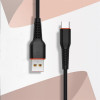 SkyDolphin S54T Soft USB to Type-C 1m Black (USB-000430) - зображення 2
