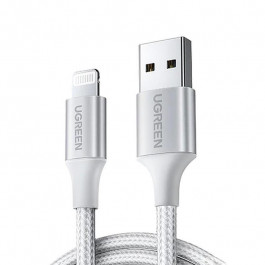 UGREEN US199 USB-A to Lightning MFi 2m White (60163)