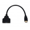 ATcom HDMI - 2HDMI Black (10901) - зображення 1