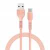ACCLAB AL-CBCOLOR-M1PH USB to Micro USB 1.2m Peach (1283126518164) - зображення 1