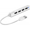 Мультипортовий адаптер Speed-Link Snappy Slim USB Hub 4-Port White (SL-140000-WE)