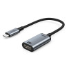 Cabletime USB Type-C to HDMI 0.15m v1.4 Gray (CP11A) - зображення 1