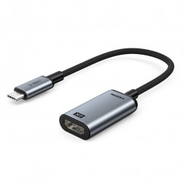 Cabletime USB Type-C to HDMI 0.15m v1.4 Gray (CP11A)