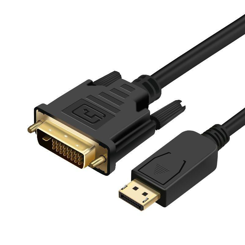 Prologix DisplayPort to DVI 1m Black (PR-DP-DVI-P-04-30-1M) - зображення 1