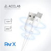 ACCLAB PwrX USB to Lightning 20W 1.2m White (1283126559549) - зображення 2