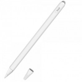 GOOJODOQ Чехол Hybrid Ear TPU для стилуса Apple Pencil 2 White (4001055094286W)