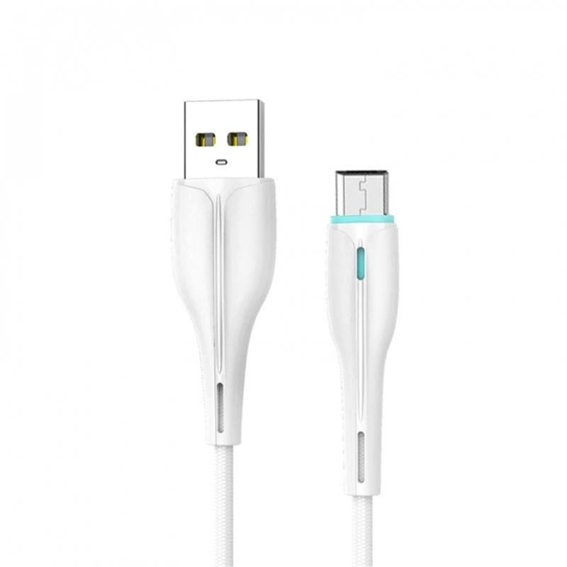 SkyDolphin S48V USB to Micro USB 1m White (USB-000427) - зображення 1