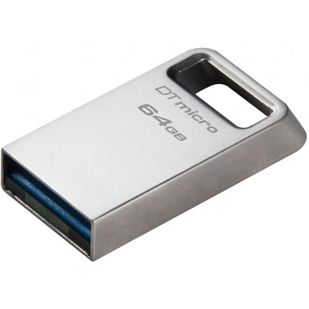 Kingston 64 GB DataTraveler Micro USB 3.2 Metal (DTMC3G2/64GB) - зображення 1