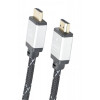 Cablexpert Select Plus HDMI 1m Gray/Black (CCB-HDMIL-1M) - зображення 1