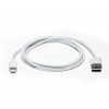 REAL-EL USB 2.0 AM to Lightning 1.0m white (EL123500033) - зображення 1