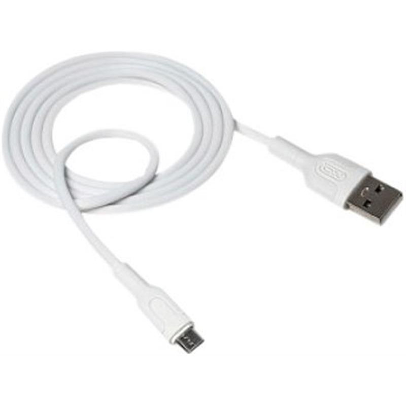 XO NB212 Micro USB 1m White (XO-NB212m-WH) - зображення 1