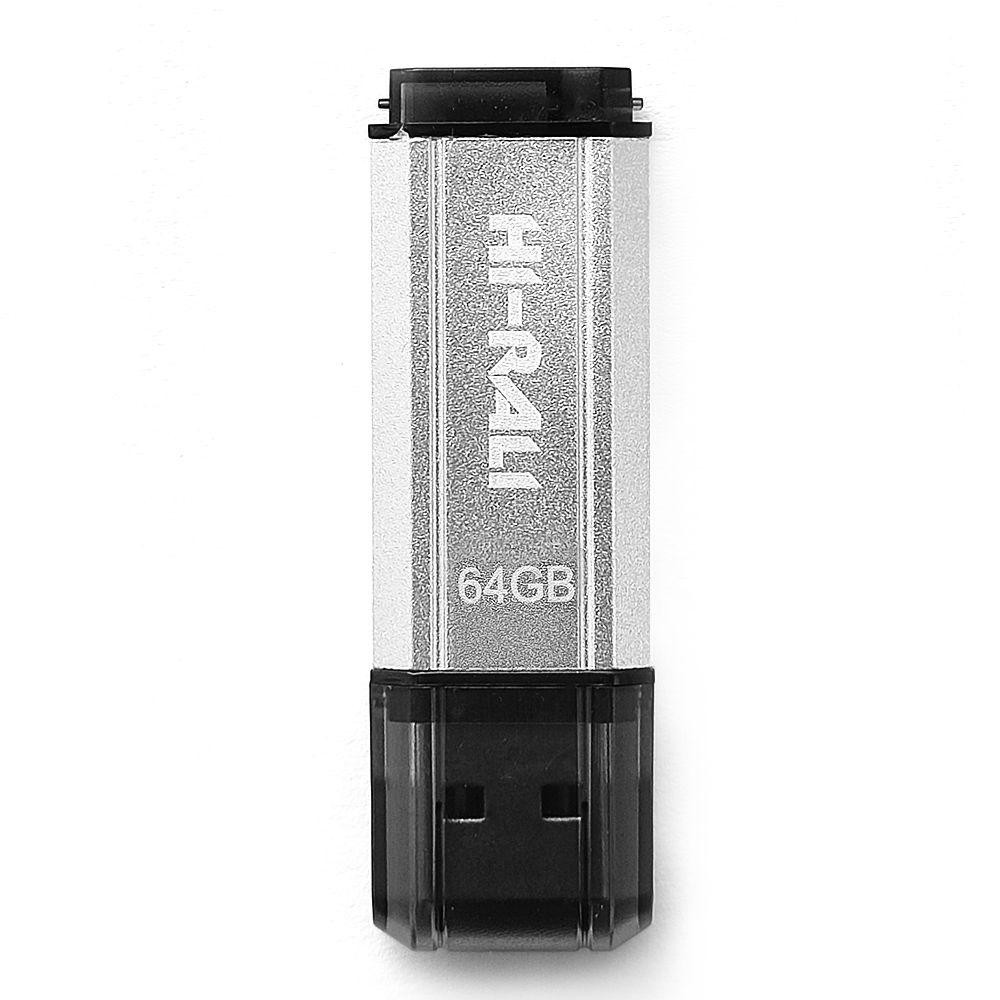 Hi-Rali 64 GB Stark Series USB 2.0 Silver (HI-64GBSTSL) - зображення 1