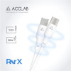 ACCLAB PwrX USB Type-C to Lightning 30W 1.2m White (1283126559556) - зображення 2