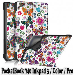 BeCover Обкладинка Ultra Slim Origami  для PocketBook 740 Inkpad 3 / Color / Pro Butterfly (707452)