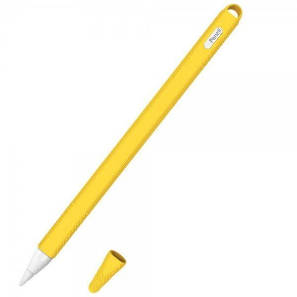 GOOJODOQ Чехол TPU  Hybrid Ear для стилуса Apple Pencil 2 Yellow (4001055094286Y) - зображення 1