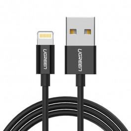 UGREEN US155 USB2.0 AM/Lightning 2m Black (80823)