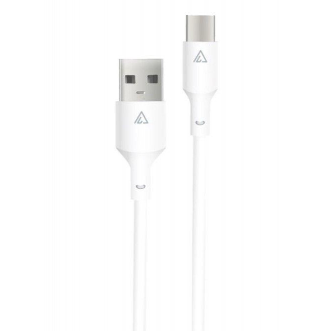 ACCLAB PwrX USB to USB Type-C 30W 1.2m White (1283126559532) - зображення 1