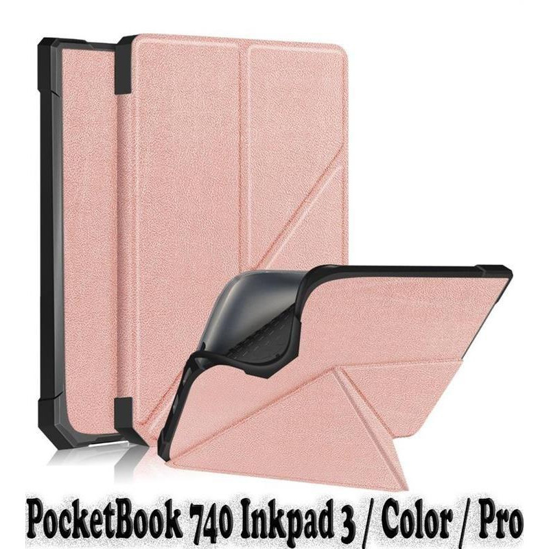 BeCover Обкладинка Ultra Slim Origami  для PocketBook 740 Inkpad 3 / Color / Pro Rose Gold (707456) - зображення 1